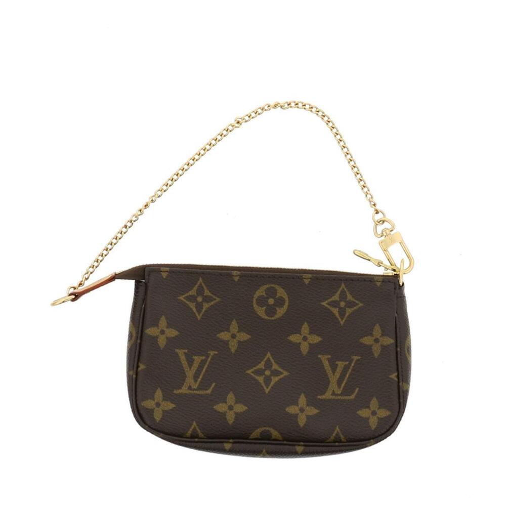 LOUIS VUITTON Pochette Accessoires Bag Shoulder Messenger Monogram Brown
